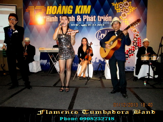 Ban Nhac Flamenco Tumbadora 01 12 2013 12th Gonden Vet Anniversary New World Hotel