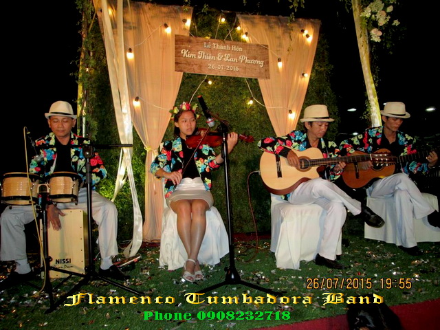 Flamenco Tumbadora Band 26 07 2015 The Chateau Restaurant
