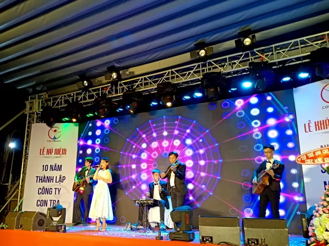 TUMBADORA BAND LỄ KHÁNH THÀNH NHÀ MÁY MỸ PHẨM CONTRA LE COSMETICS 003
