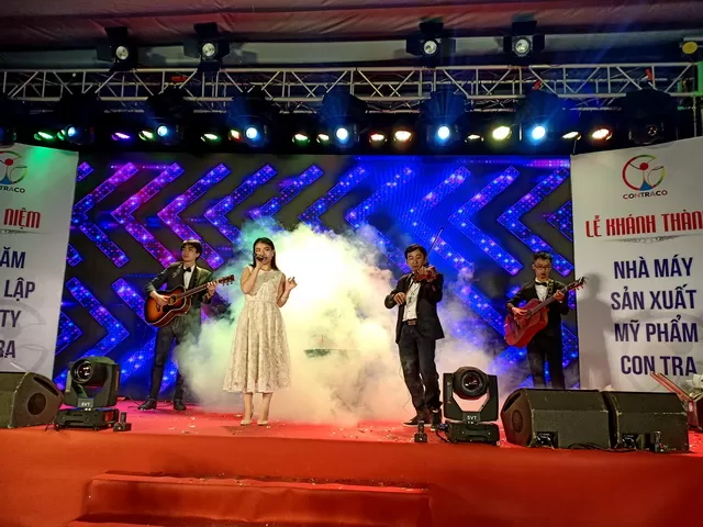 TUMBADORA BAND LỄ KHÁNH THÀNH NHÀ MÁY MỸ PHẨM CONTRA LE COSMETICS 004