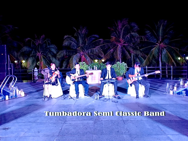 Flamenco Tumbadora Band Sealinks Resort Wedding 002