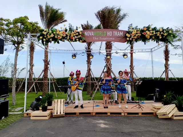 Flamenco Tumbadora Band Ra Mắt Dự Án Nova world Hồ Tràm Tropicana 002