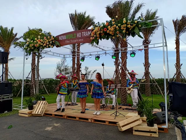 Flamenco Tumbadora Band Ra Mắt Dự Án Nova world Hồ Tràm Tropicana 003