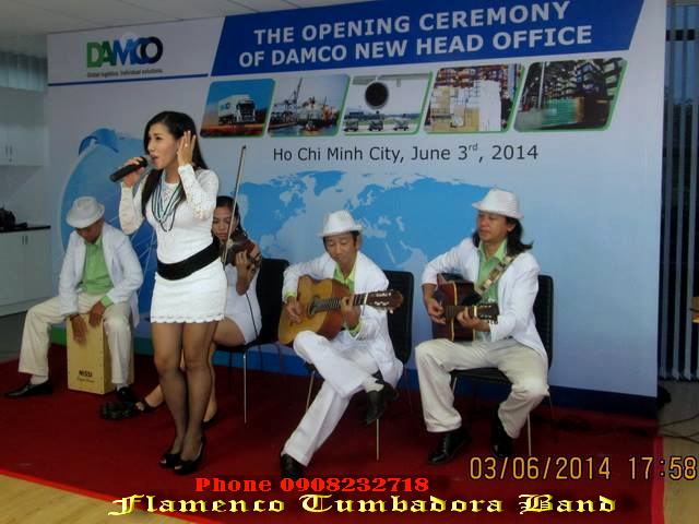 Acoustic Tumbadora Band 03 06 2014 Khai Truong Damco New Head Office