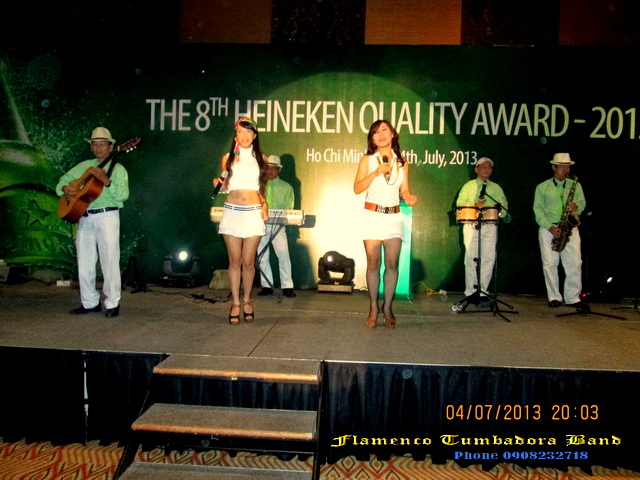 Ban Nhac Flamenco Tumbadora 04 07 2013 The 8th Heineken Quality Award Inter Continental Hotel