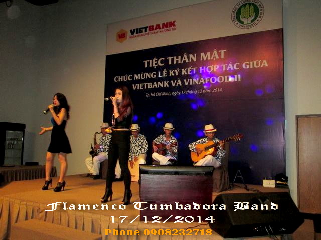 Flamenco Tumbadora Band 07 12 2014 Vietin Bank Gala Dinner Gem Center