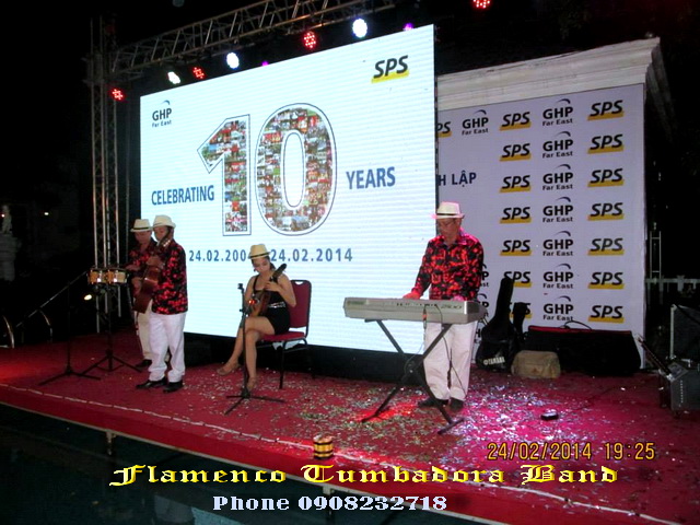 Flamenco Tumbadora Band 24 02 2014 SPS 10th Anniversary Silver Creeck Resort