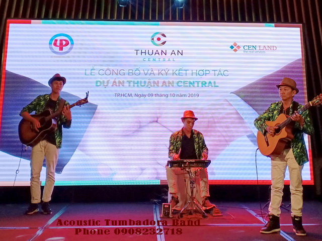 Ban Nhac Acoustic Tumbadora Le Cong Bo Ky Ket Du An Thuan An Central