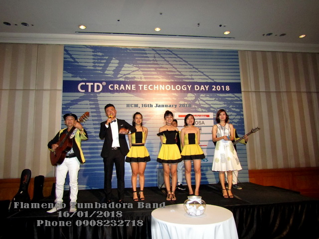 Ban Nhac Flamenco Tumbadora CTD Crane Technology Gala Diner Caravell Sg Hotel