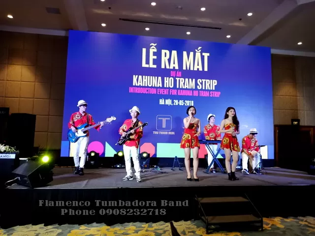Ban Nhac Flamenco Tumbadora Ra Mat Du An Kahuna Ha Noi Melia Hotel