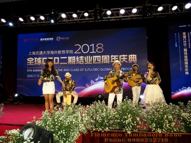 Ban Nhac Flamenco Tumbadora SJTU OEC Globan Gala Dinner Dinh Thong Nhat
