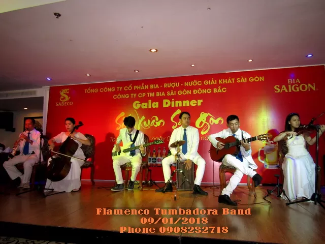 Ban Nhac Flamenco Tumbadora Tat Nien Sabeco Bia Saigon