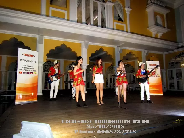 Ban Nhac Flamenco Tumbadora Viettire Gala Dinner Tajmasago Restaurant