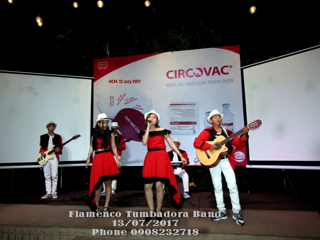 Flamenco Tumbadora Band 13 07 2017 Hoi Thao Duoc Thu Y Circovas GEM Center