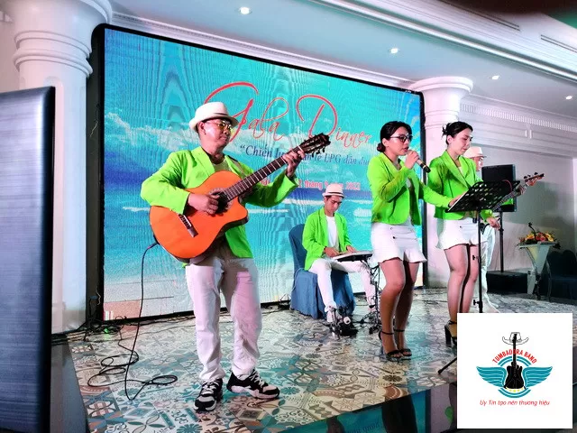 PVGas Gala Dinner Lan Rừng Phước Hải Resort Flamenco Tumbadora Band 04