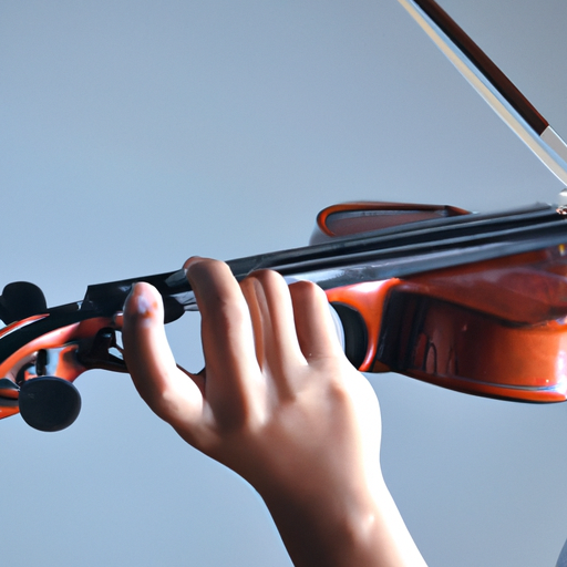 Correct Bow Holding for Novice Violinists